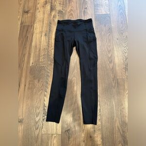 Lululemon Fast & Free 7/8 Tight (Nulux 25"), size 4, black